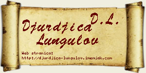 Đurđica Lungulov vizit kartica